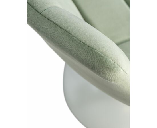 Набор 2 шт Стул барный DOBRIN TAILOR WHITE, пудрово-мятный велюр (MJ9-87), Вариант: пудрово-мятный велюр (MJ9-87), изображение 9 | Интернет магазин мебели и декора LifeDekor