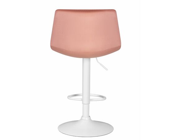Набор 2 шт Стул барный DOBRIN TAILOR WHITE, пудрово-розовый велюр (MJ9-32), Вариант: пудрово-розовый велюр (MJ9-32), изображение 6 | Интернет магазин мебели и декора LifeDekor