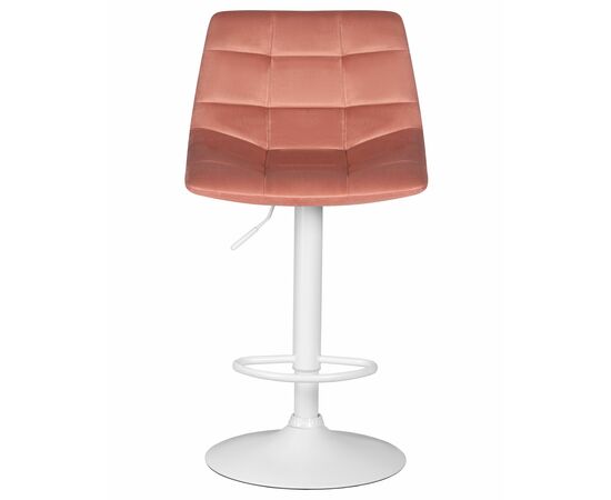 Набор 2 шт Стул барный DOBRIN TAILOR WHITE, пудрово-розовый велюр (MJ9-32), Вариант: пудрово-розовый велюр (MJ9-32), изображение 7 | Интернет магазин мебели и декора LifeDekor