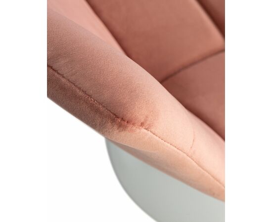 Набор 2 шт Стул барный DOBRIN TAILOR WHITE, пудрово-розовый велюр (MJ9-32), Вариант: пудрово-розовый велюр (MJ9-32), изображение 8 | Интернет магазин мебели и декора LifeDekor