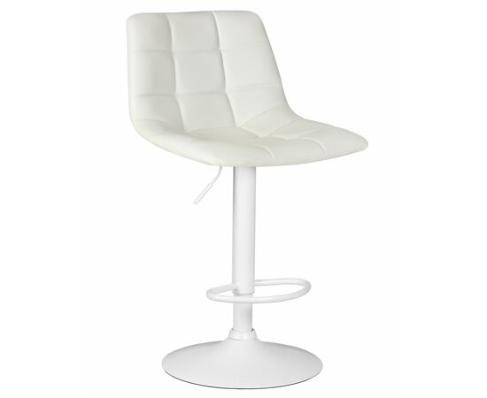 Набор 2 шт Стул барный DOBRIN TAILOR WHITE, белый PU, Вариант: белый PU, изображение 2 | Интернет магазин мебели и декора LifeDekor
