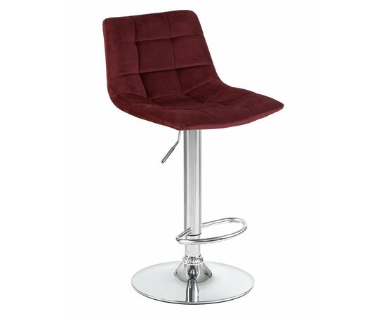 Набор 2 шт Стул барный DOBRIN TAILOR, винный велюр (MJ9-35), Вариант: винный велюр (MJ9-35), изображение 2 | Интернет магазин мебели и декора LifeDekor