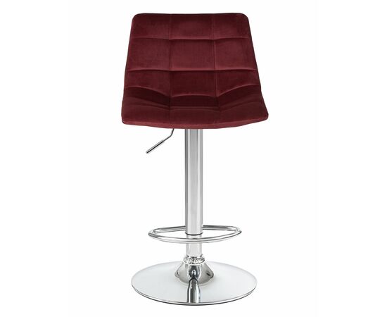 Набор 2 шт Стул барный DOBRIN TAILOR, винный велюр (MJ9-35), Вариант: винный велюр (MJ9-35), изображение 6 | Интернет магазин мебели и декора LifeDekor