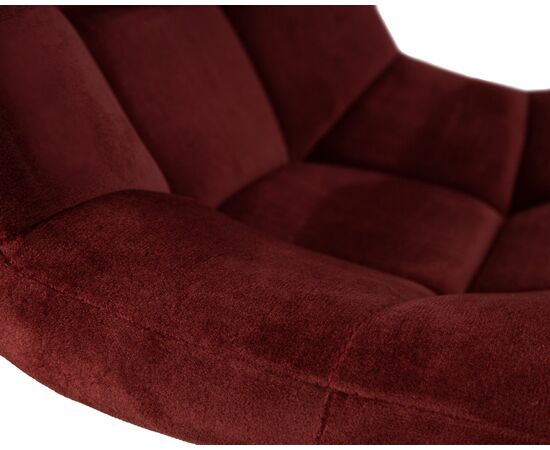 Набор 2 шт Стул барный DOBRIN TAILOR, винный велюр (MJ9-35), Вариант: винный велюр (MJ9-35), изображение 8 | Интернет магазин мебели и декора LifeDekor