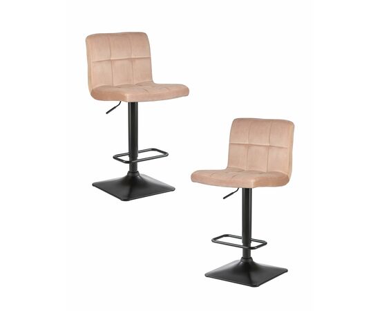 Набор 2 шт Стул барный DOBRIN DOMINIC, мокко велюр (MJ9-9), Вариант: мокко велюр (MJ9-9) | Интернет магазин мебели и декора LifeDekor