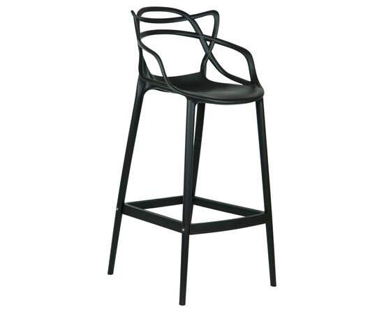 Набор 4 шт Стул барный DOBRIN MASTERS BAR, чёрный (B-03), Вариант: чёрный (B-03), изображение 3 | Интернет магазин мебели и декора LifeDekor