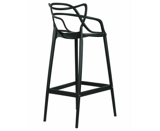 Набор 4 шт Стул барный DOBRIN MASTERS BAR, чёрный (B-03), Вариант: чёрный (B-03), изображение 5 | Интернет магазин мебели и декора LifeDekor