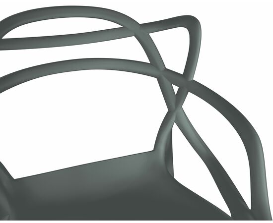 Набор 4 шт Стул барный DOBRIN MASTERS BAR, тёмно-серый (GR-04), Вариант: тёмно-серый (GR-04), изображение 8 | Интернет магазин мебели и декора LifeDekor