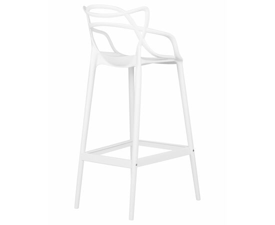 Набор 4 шт Стул барный DOBRIN MASTERS BAR, белый (W-02), Вариант: белый (W-02), изображение 5 | Интернет магазин мебели и декора LifeDekor