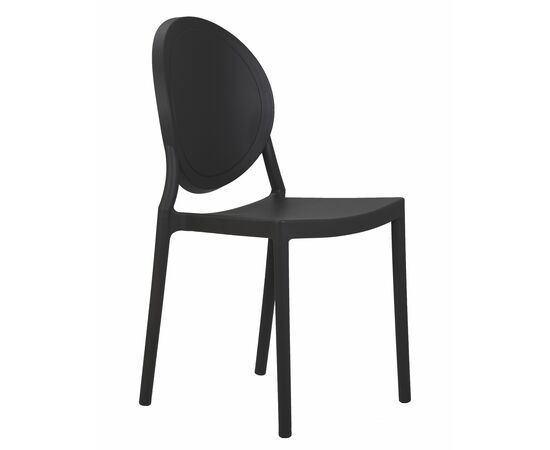 Набор 4 шт Стул обеденный DOBRIN ALBERT, цвет чёрный, Вариант: цвет черный, изображение 3 | Интернет магазин мебели и декора LifeDekor