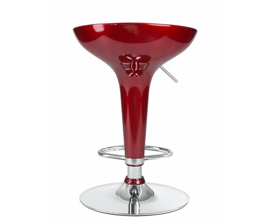 Набор 2 шт Стул барный DOBRIN BOMBA, бордовый металлик, Вариант: бордовый металлик, изображение 6 | Интернет магазин мебели и декора LifeDekor