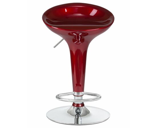 Набор 2 шт Стул барный DOBRIN BOMBA, бордовый металлик, Вариант: бордовый металлик, изображение 7 | Интернет магазин мебели и декора LifeDekor