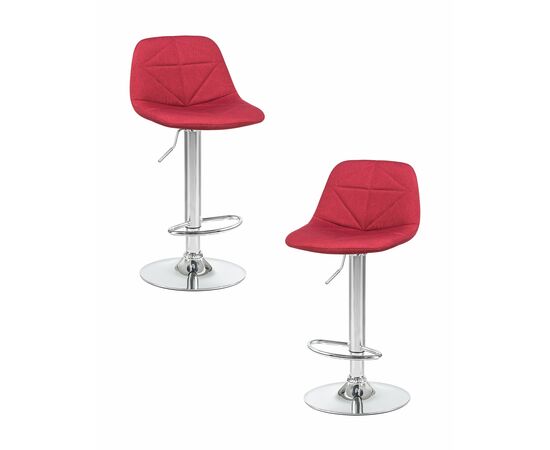 Набор 2 шт Стул барный DOBRIN DINA, бордовый, Вариант: бордовый | Интернет магазин мебели и декора LifeDekor