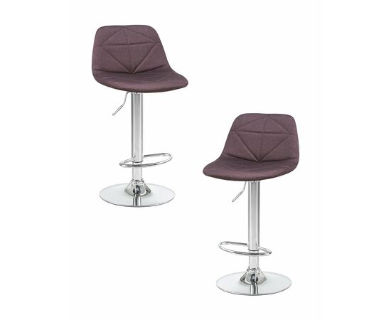 Набор 2 шт Стул барный DOBRIN DINA, коричневый, Вариант: коричневый | Интернет магазин мебели и декора LifeDekor