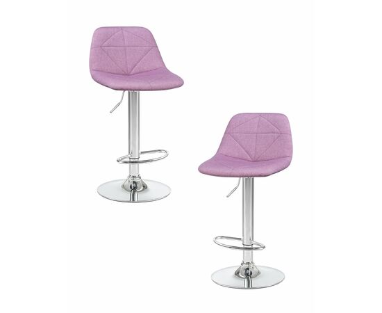 Набор 2 шт Стул барный DOBRIN DINA, фиолетовый, Вариант: фиолетовый | Интернет магазин мебели и декора LifeDekor