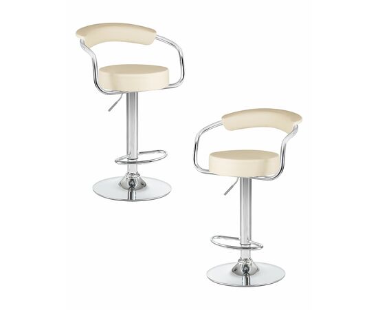 Набор 2 шт Стул барный DOBRIN MARTA, кремовый, Вариант: кремовый | Интернет магазин мебели и декора LifeDekor