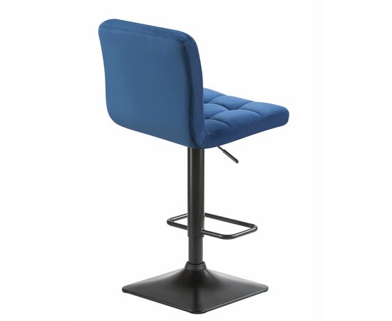 Набор 2 шт Стул барный DOBRIN DOMINIC, синий велюр (MJ9-117), Вариант: синий велюр (MJ9-117), изображение 5 | Интернет магазин мебели и декора LifeDekor