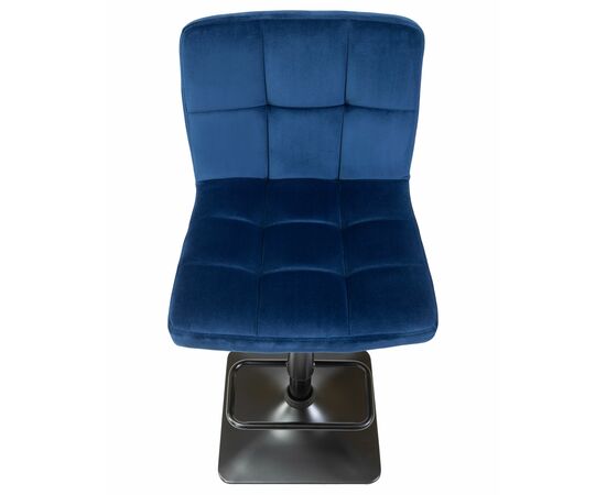 Набор 2 шт Стул барный DOBRIN DOMINIC, синий велюр (MJ9-117), Вариант: синий велюр (MJ9-117), изображение 8 | Интернет магазин мебели и декора LifeDekor