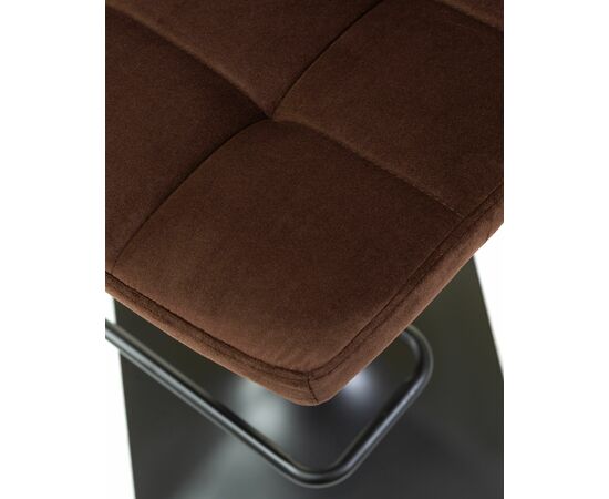 Набор 2 шт Стул барный DOBRIN DOMINIC, шоколадный велюр (MJ9-111), Вариант: шоколадный велюр (MJ9-111), изображение 9 | Интернет магазин мебели и декора LifeDekor