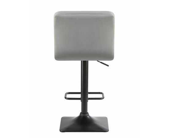 Набор 2 шт Стул барный DOBRIN DOMINIC, серый велюр (MJ9-75), Вариант: серый велюр (MJ9-75), изображение 6 | Интернет магазин мебели и декора LifeDekor