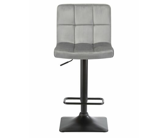 Набор 2 шт Стул барный DOBRIN DOMINIC, серый велюр (MJ9-75), Вариант: серый велюр (MJ9-75), изображение 7 | Интернет магазин мебели и декора LifeDekor