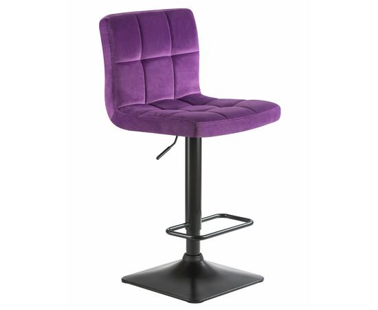 Набор 2 шт Стул барный DOBRIN DOMINIC, фиолет велюр (MJ9-58), Вариант: фиолет велюр (MJ9-58), изображение 3 | Интернет магазин мебели и декора LifeDekor