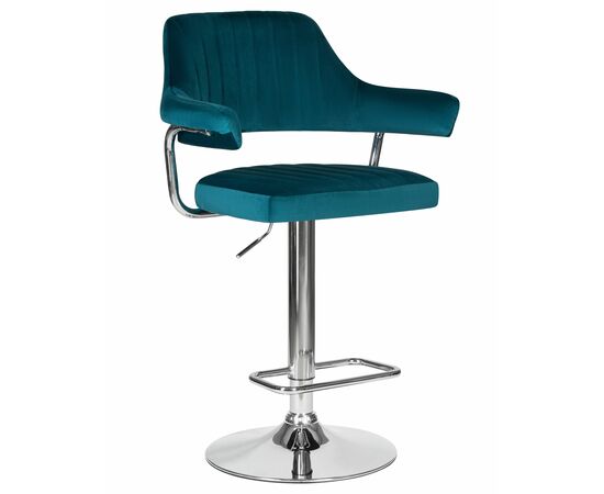 Набор 2 шт Стул барный DOBRIN CHARLY, морской волны велюр (MJ9-99), Вариант: морской волны велюр (MJ9-99), изображение 2 | Интернет магазин мебели и декора LifeDekor