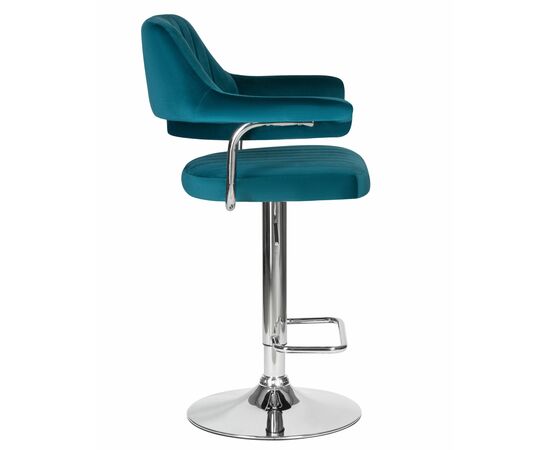 Набор 2 шт Стул барный DOBRIN CHARLY, морской волны велюр (MJ9-99), Вариант: морской волны велюр (MJ9-99), изображение 4 | Интернет магазин мебели и декора LifeDekor