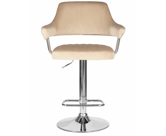 Набор 2 шт Стул барный DOBRIN CHARLY, бежевый велюр (MJ9-10), Вариант: бежевый велюр (MJ9-10), изображение 7 | Интернет магазин мебели и декора LifeDekor