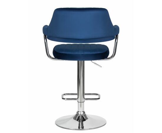 Набор 2 шт Стул барный DOBRIN CHARLY, синий велюр (MJ9-117), Вариант: синий велюр (MJ9-117), изображение 6 | Интернет магазин мебели и декора LifeDekor