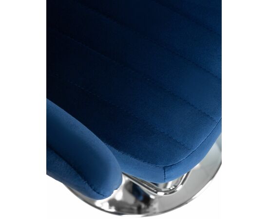 Набор 2 шт Стул барный DOBRIN CHARLY, синий велюр (MJ9-117), Вариант: синий велюр (MJ9-117), изображение 9 | Интернет магазин мебели и декора LifeDekor
