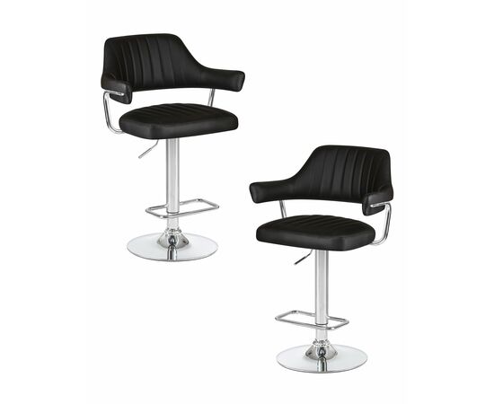 Набор 2 шт Стул барный DOBRIN CHARLY, чёрный, Вариант: чёрный | Интернет магазин мебели и декора LifeDekor