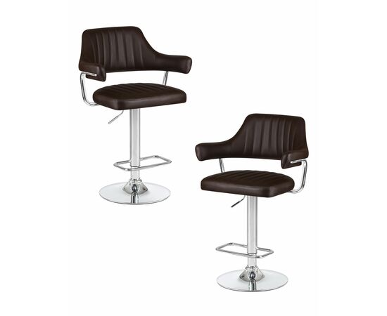 Набор 2 шт Стул барный DOBRIN CHARLY, коричневый, Вариант: коричневый | Интернет магазин мебели и декора LifeDekor