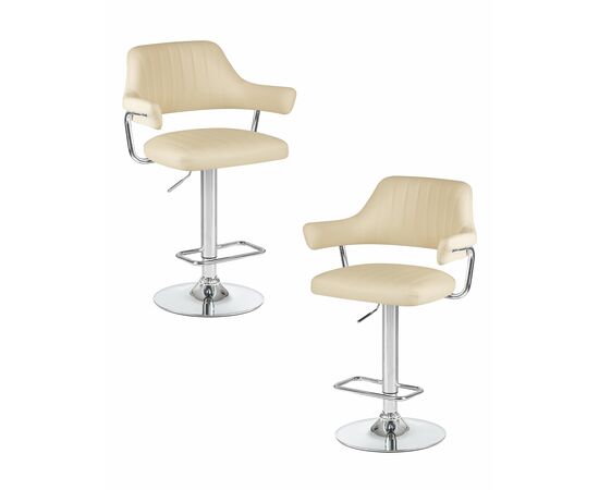 Набор 2 шт Стул барный DOBRIN CHARLY, кремовый, Вариант: кремовый | Интернет магазин мебели и декора LifeDekor