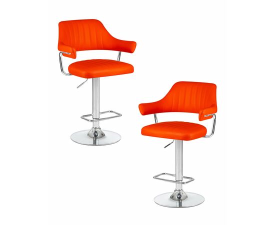 Набор 2 шт Стул барный DOBRIN CHARLY, оранжевый, Вариант: оранжевый | Интернет магазин мебели и декора LifeDekor