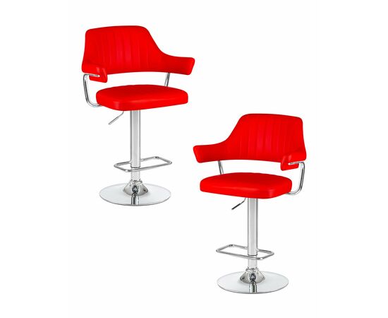 Набор 2 шт Стул барный DOBRIN CHARLY, красный, Вариант: красный | Интернет магазин мебели и декора LifeDekor