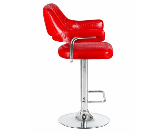 Набор 2 шт Стул барный DOBRIN CHARLY, красный крокодил, Вариант: красный крокодил, изображение 4 | Интернет магазин мебели и декора LifeDekor