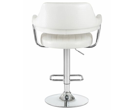 Набор 2 шт Стул барный DOBRIN CHARLY, белый крокодил, Вариант: белый крокодил, изображение 6 | Интернет магазин мебели и декора LifeDekor