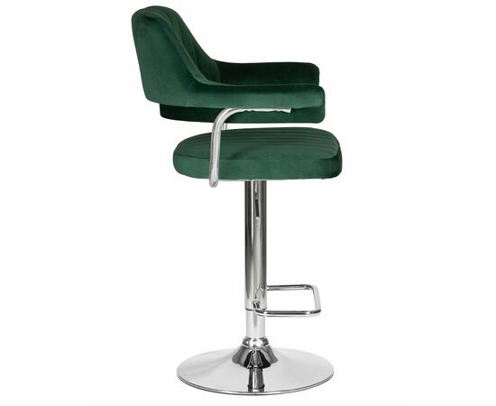 Набор 2 шт Стул барный DOBRIN CHARLY, зеленый велюр (MJ9-88), Вариант: зеленый велюр (MJ9-88), изображение 4 | Интернет магазин мебели и декора LifeDekor