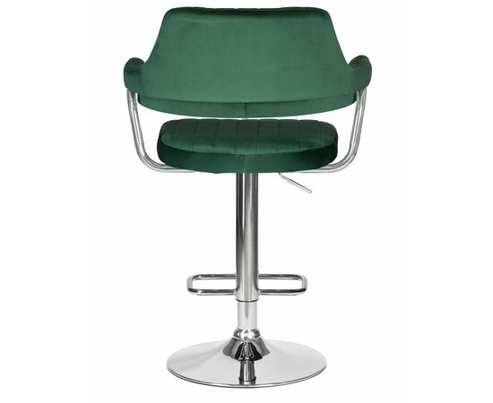 Набор 2 шт Стул барный DOBRIN CHARLY, зеленый велюр (MJ9-88), Вариант: зеленый велюр (MJ9-88), изображение 6 | Интернет магазин мебели и декора LifeDekor