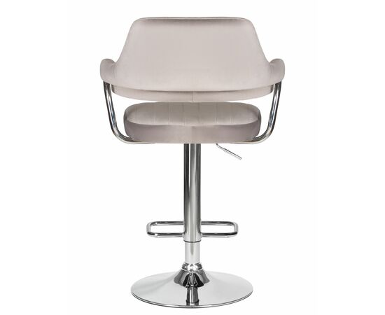 Набор 2 шт Стул барный DOBRIN CHARLY, серый велюр (MJ9-75), Вариант: серый велюр (MJ9-75), изображение 6 | Интернет магазин мебели и декора LifeDekor