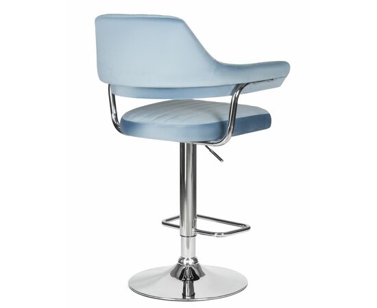 Набор 2 шт Стул барный DOBRIN CHARLY, пудрово-голубой велюр (MJ9-74), Вариант: пудрово-голубой велюр (MJ9-74), изображение 5 | Интернет магазин мебели и декора LifeDekor