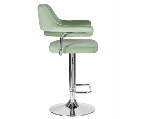 Набор 2 шт Стул барный DOBRIN CHARLY, пудрово-мятный велюр (MJ9-87), Вариант: пудрово-мятный велюр (MJ9-87), изображение 4 | Интернет магазин мебели и декора LifeDekor