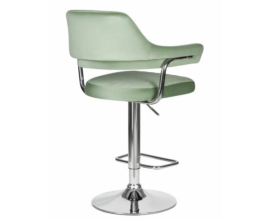 Набор 2 шт Стул барный DOBRIN CHARLY, пудрово-мятный велюр (MJ9-87), Вариант: пудрово-мятный велюр (MJ9-87), изображение 5 | Интернет магазин мебели и декора LifeDekor