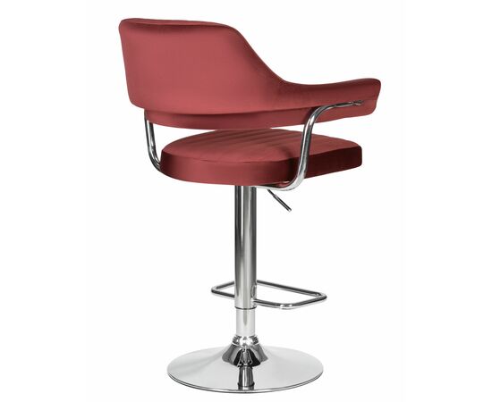 Набор 2 шт Стул барный DOBRIN CHARLY, винный велюр (MJ9-35), Вариант: винный велюр (MJ9-35), изображение 5 | Интернет магазин мебели и декора LifeDekor