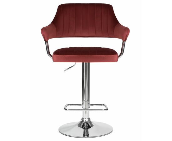 Набор 2 шт Стул барный DOBRIN CHARLY, винный велюр (MJ9-35), Вариант: винный велюр (MJ9-35), изображение 7 | Интернет магазин мебели и декора LifeDekor