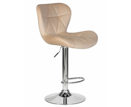 Набор 2 шт Стул барный DOBRIN BARNY, бежевый велюр (MJ9-10), Вариант: бежевый велюр (MJ9-10), изображение 3 | Интернет магазин мебели и декора LifeDekor