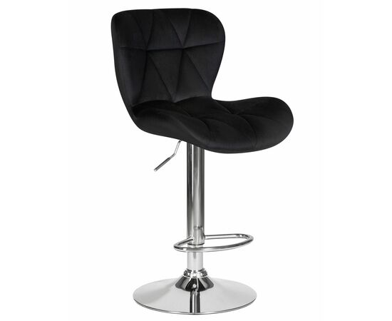 Набор 2 шт Стул барный DOBRIN BARNY, черный велюр (MJ9-101), Вариант: черный велюр (MJ9-101), изображение 2 | Интернет магазин мебели и декора LifeDekor