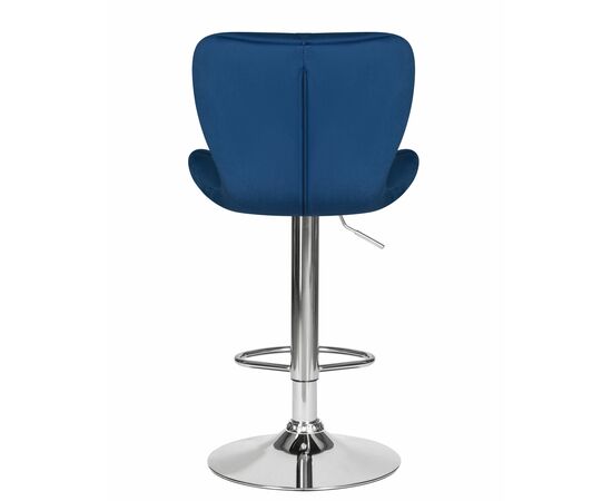 Набор 2 шт Стул барный DOBRIN BARNY, синий велюр (MJ9-117), Вариант: синий велюр (MJ9-117), изображение 6 | Интернет магазин мебели и декора LifeDekor