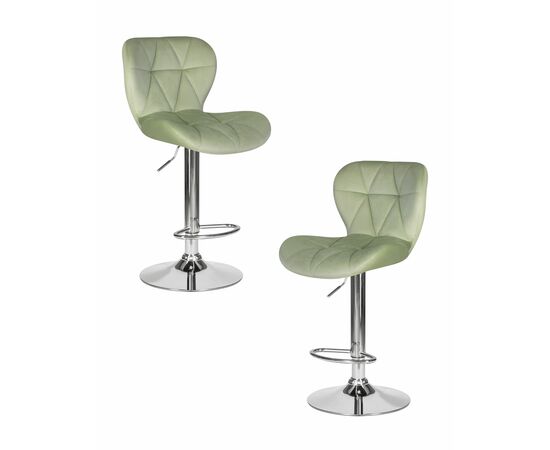 Набор 2 шт Стул барный DOBRIN BARNY, мятный велюр (MJ9-87), Вариант: мятный велюр (MJ9-87) | Интернет магазин мебели и декора LifeDekor